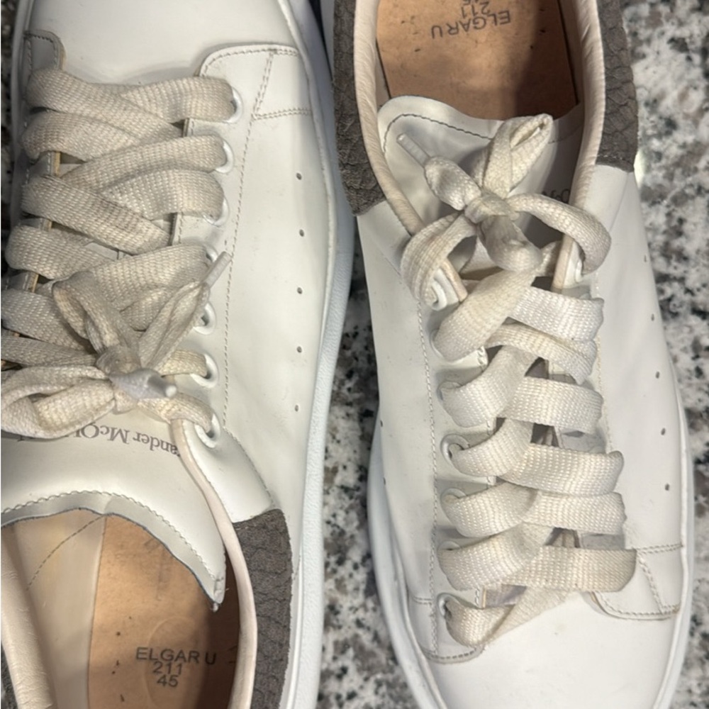 White and Gray original Alexander McQueens